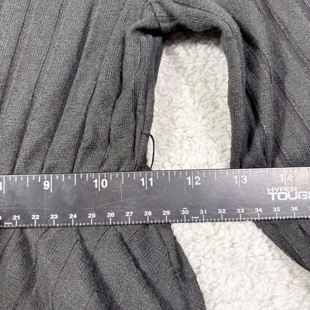 Patpat Ribbed Dress Girls 8-9 Y Black Polyester Blend Long Sleeve Mock‎ Neck NWT